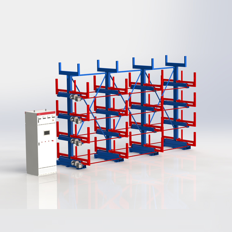 電動(dòng)式懸臂管材貨架